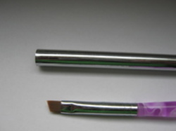 Pensula french cu carcasa de metal