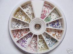 strasuri rotunde 1 mm pentru nail art